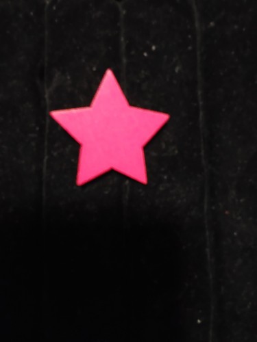 Spilla stella rossa grande
