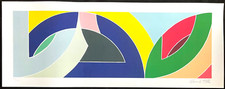 Frank Stella Litografia COA