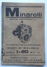 MINARELLI Motori Industriali Motore I - 80 2 t. - Uso e manutenzione - catalogo