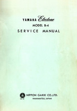 YAMAHA B4 Service Manual repair - Schematic diagrams - Schaltplan - Schema B-4