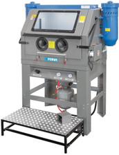 Sabbiatrice professionale con doppio aspiratore ciclone cabina sabbiatura Fervi