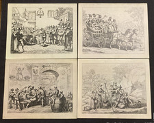 Vintage lotto 11 stampe Roma