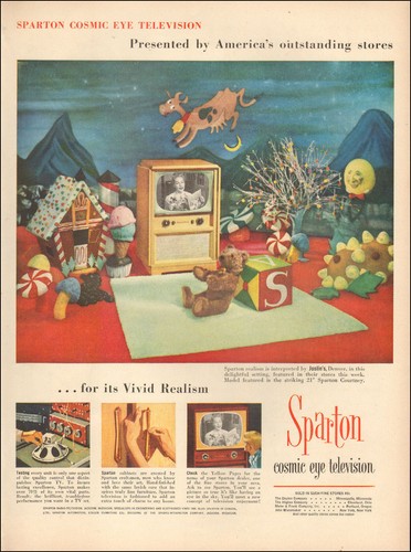 Televisore natale 1953 - natale,