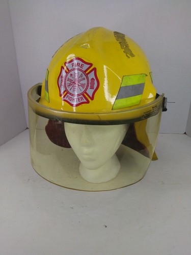 Elmetto pompiere giallo