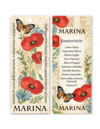 Segnalibro marina aa vv - marina, aa.vv.