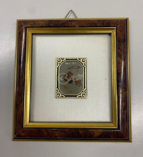 Quadro con cornice legno - con, in