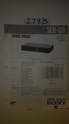 Sony seq 120 - sony, seq-120