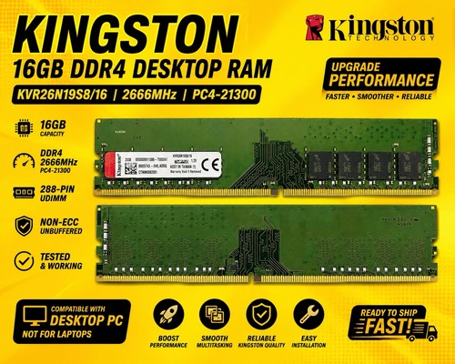 Ram desktop kingston gb - kingston,
