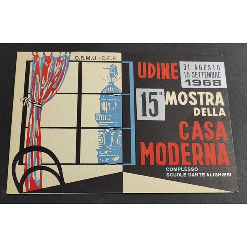 Cartolina udine 15a - cartolina, mostra