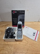 LG UX210 Silver Flip Phone (US