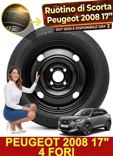 Ruotino scorta peugeot - 17",