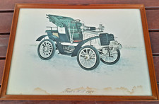 Vintage Quadro Stampa Auto