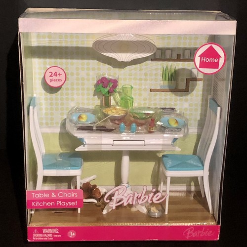 Barbie bambola tavolo - e, sedie