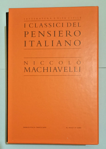 Nicolò macchiavelli i - nicolò, "