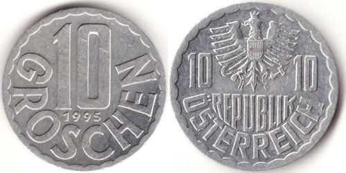 Austria groschen 1995 - groschen,