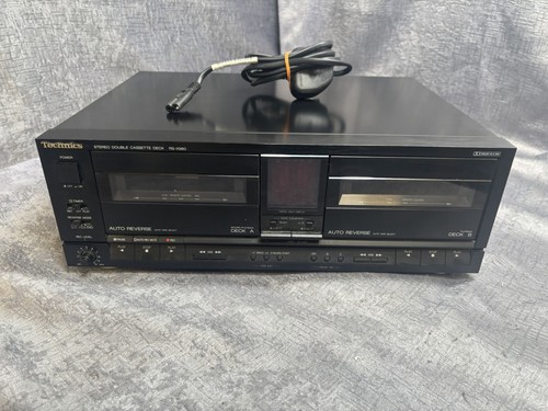 Technics twin cassette deck - technics,