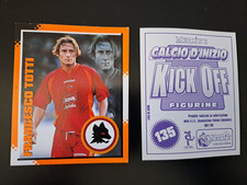Figurina Totti Merlin Kick Off 1997 98 N. 135 Roma Nuova Con Velina 1998 Ottima