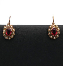 Antique 18K Solid Gold Glass