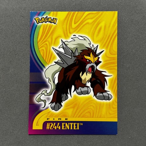 Entei topps pokemon - entei,