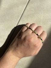 Braccialetto In Perline grandi Elasticizzato Handmade 