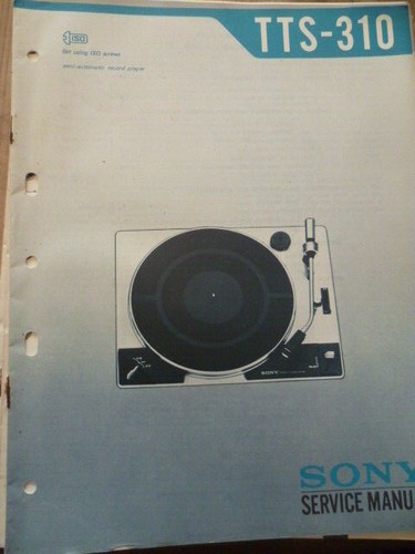 Sony tts 310 giradischi stereo - giradischi,