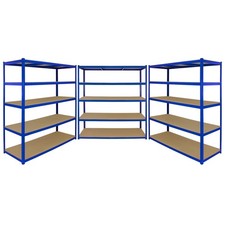 3 Scaffali in Acciaio Senza