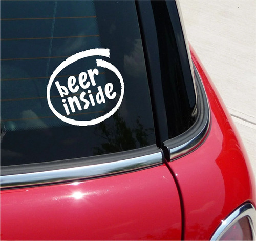 Adesivo birra interno frigo - adesivo,