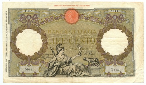 100 lire capranesi aquila - 100,