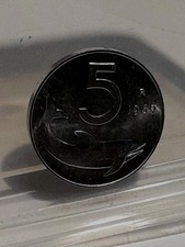 ITALY 5 LIRE 1969 "DOLPHIN"