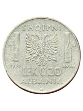 0,20 LEK 1939 XVIII -