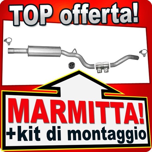 Silenziatore centrale per - silenziatore, vw