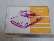 FORD Consul Corsair Libretto
