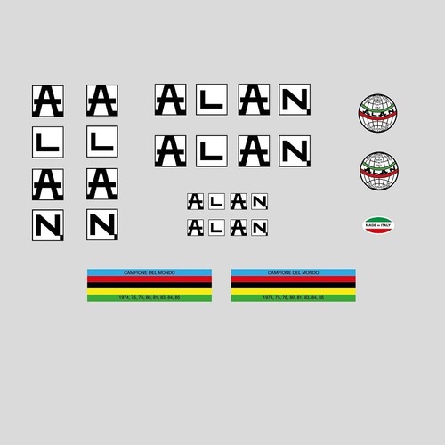 Decalcomanie telaio bicicletta