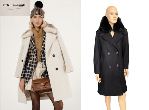 Cappotto doppiopetto con - cappotto,