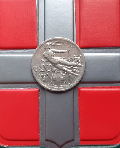 20 centesimi 1908 - ,