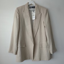 Giacca blazer ZARA misto lino