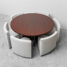TAVOLO DA PRANZO TONDO CON 6