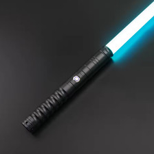 Spada laser RGB pesante duello metallo elsa blaster Yoda Jedi cosplay spada laser