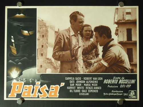 Fotobusta paisà neorealismo - fotobusta,