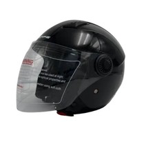 CASCO JET DIEFFE NERO LUCIDO