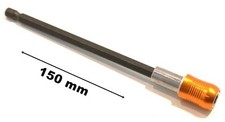 ASTA PROLUNGA MAGNETICA PORTA INSERTI CACCIAVITE 150 mm PER TRAPANO E AVVITATORE