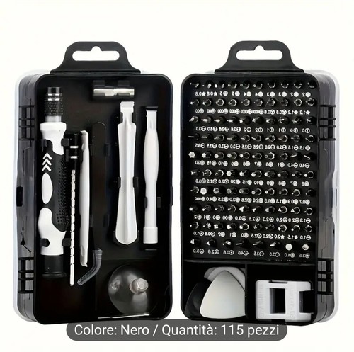 Kit 115 cacciaviti - pz,