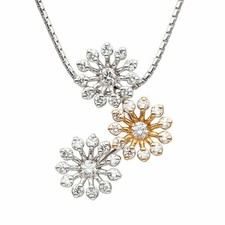 Collana con diamanti motivo