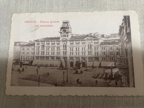 Cartolina trieste piazza - trieste,