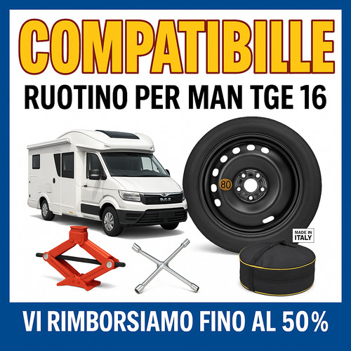 Kit ruotino scorta man - 💥kit,