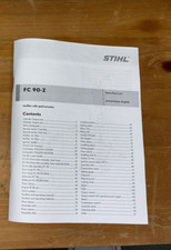 Fc90 stihl edger manuale - fc90,