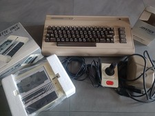 Commodore C64 Biscottone - Chip su Socket + Alim + Registratore - JOYSTICK 