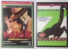 Dvd Zoolander 2001 + The Mask 1994 Edizione Cecchi Gori FUORI CATALOGO 