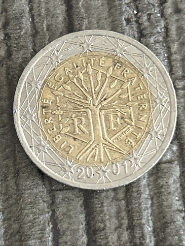 Moneta euro 2001 liberte - 2,