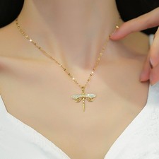 Collana con ciondolo libellula
